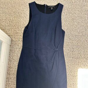 Banana Republic Women's Sheath Dress - Size 4P - Navy